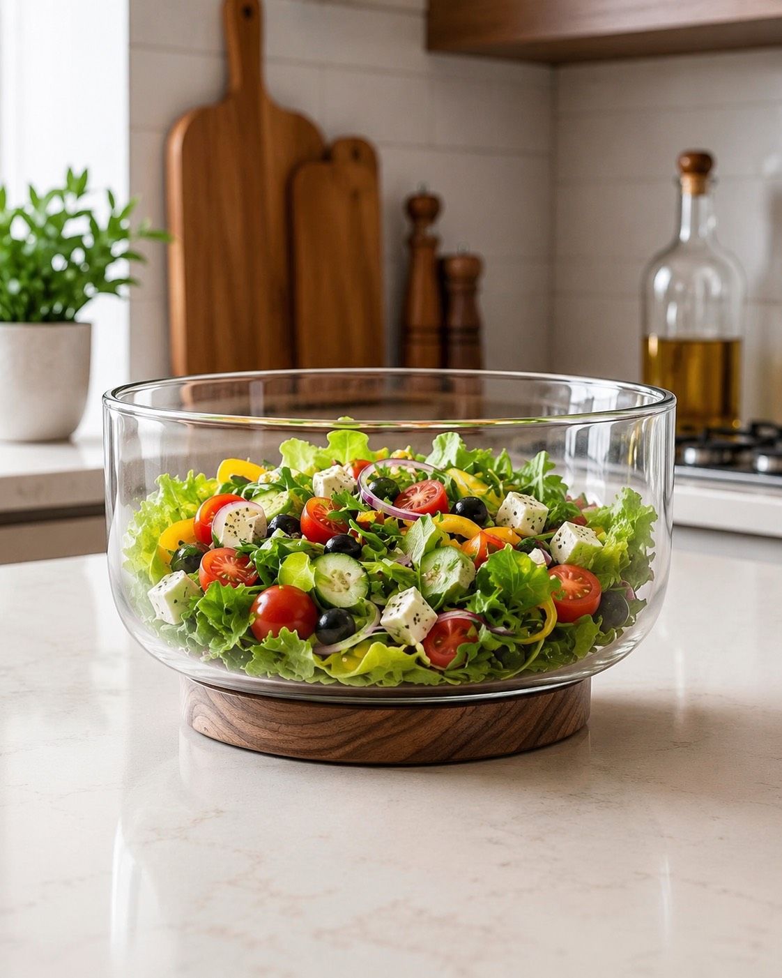 سالاد خوری شیشه ای پینو